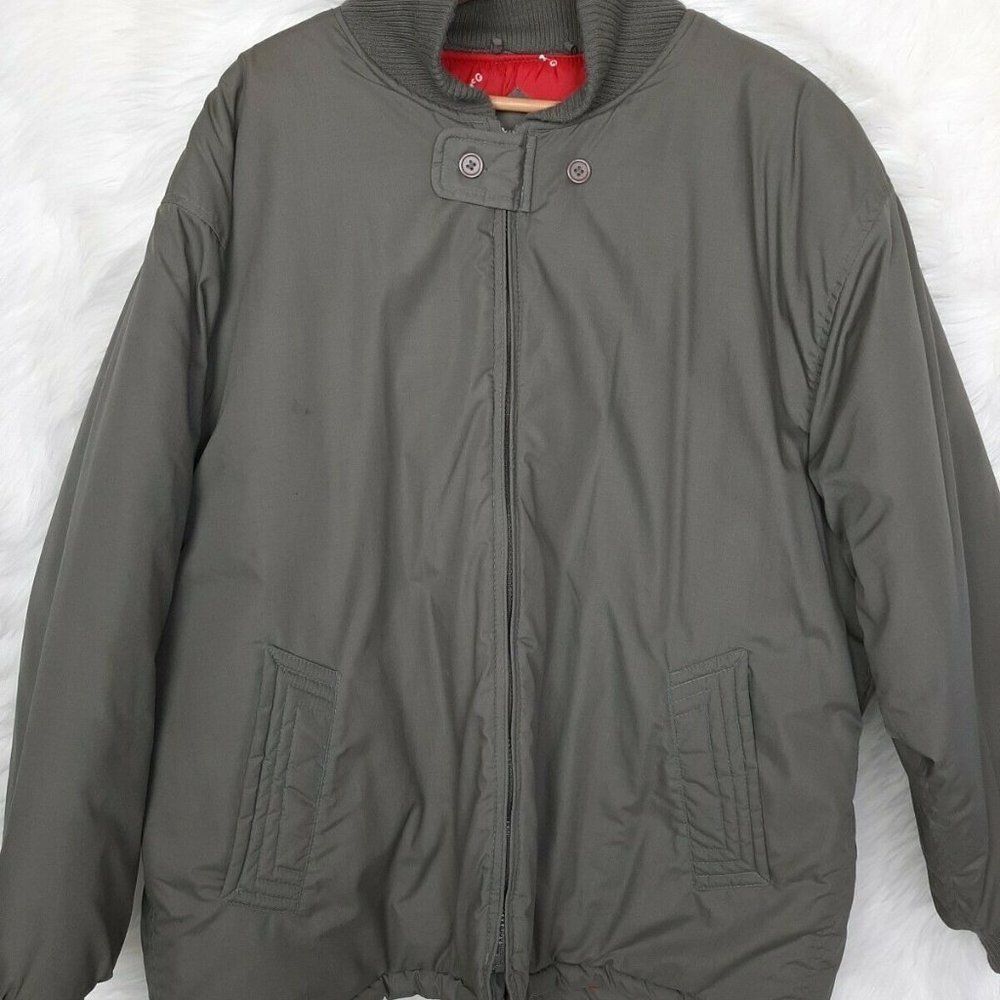 MC GREGORY‎ Green Red Quilted Lining New   Jacket XL